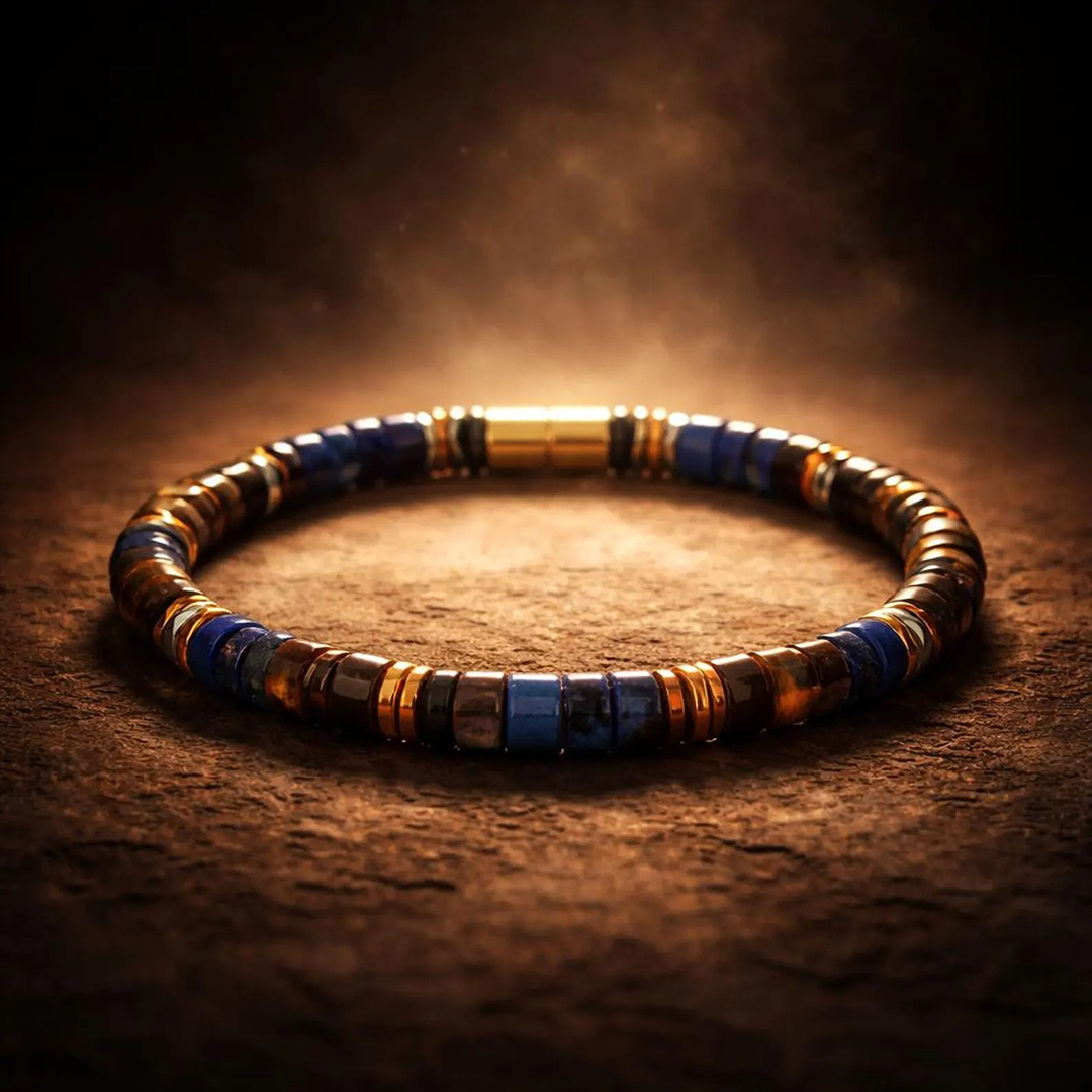 Prostate Cancer Awareness Tiger Eye Bracelet
