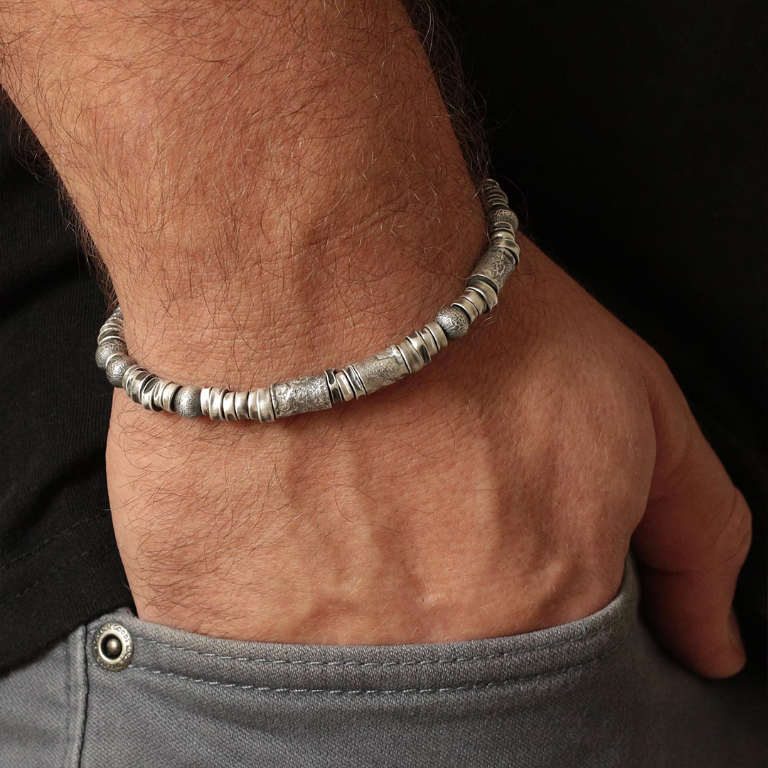 FUCK Parkinsons Grey Bead Bracelet