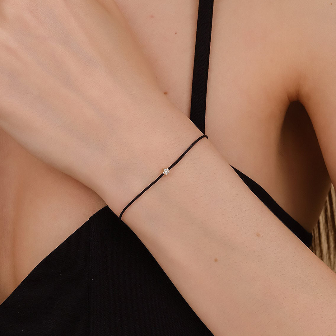 I'm Always Here Mini Diamond Star Bracelet