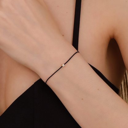 I'm Always Here Mini Diamond Star Bracelet