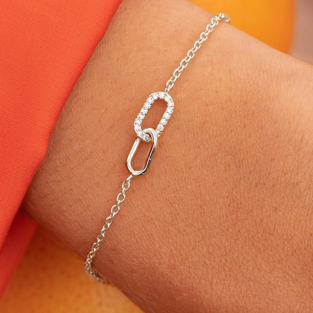 Unbreakable Friendship Is An Emotional Anchor Linked Bracelet