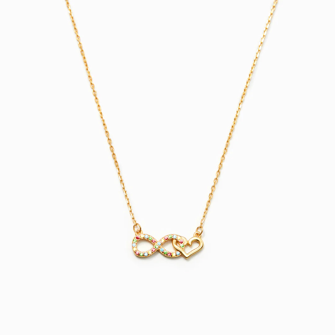 Star Mom Infinity Heart Necklace