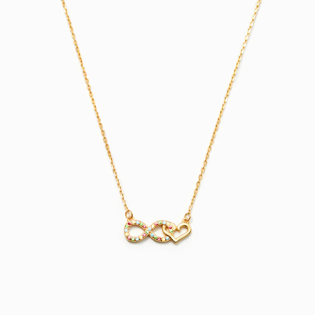 Star Mom Infinity Heart Necklace