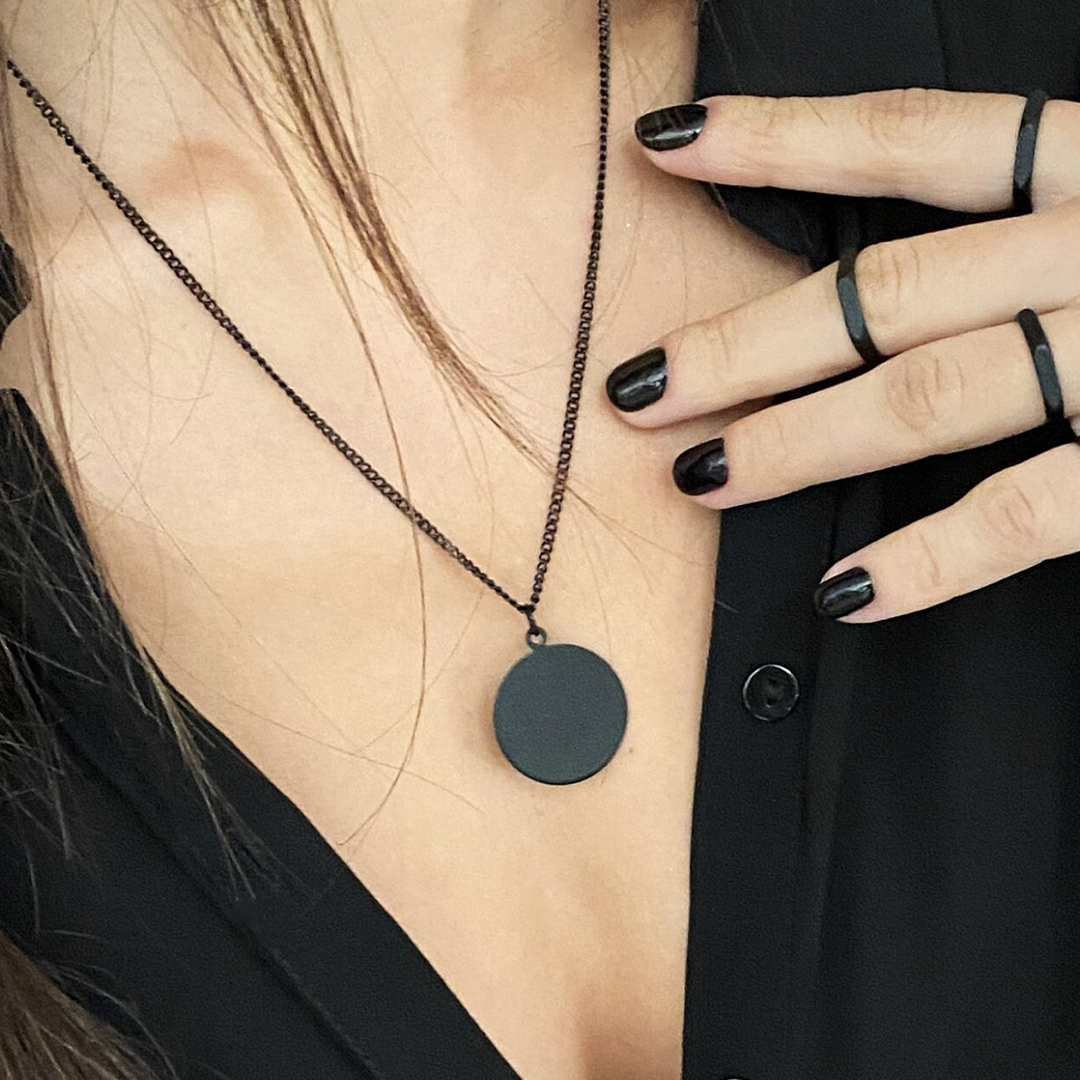 New Beginnings Crescent Moon Necklace