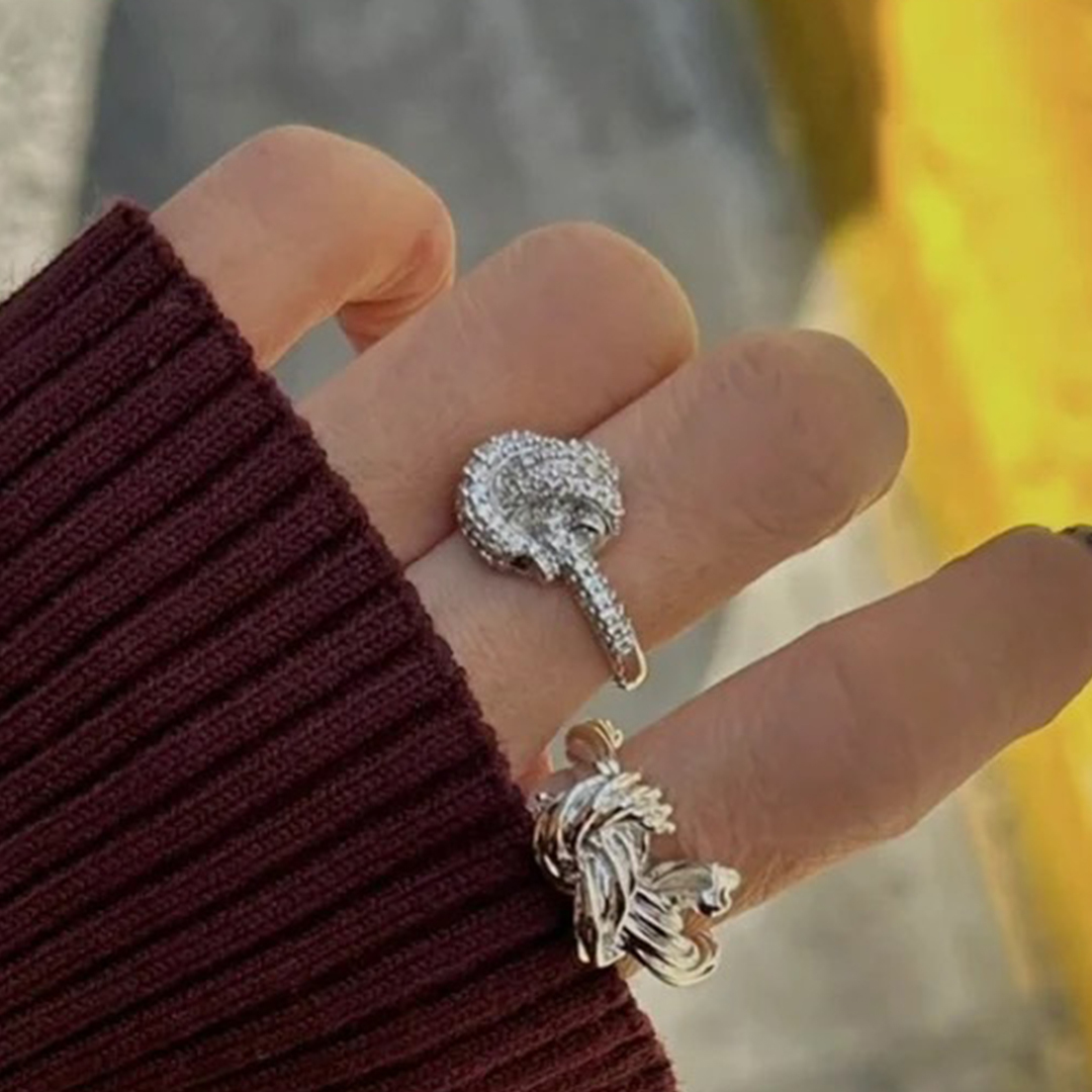 Wens Knot Silver Ring