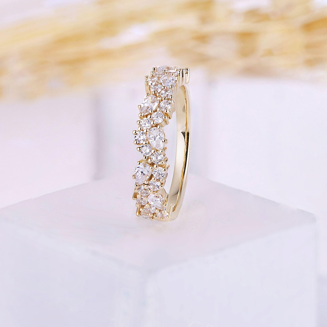 Beautifully Broken Stunning Moissanite Ring