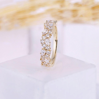 Beautifully Broken Stunning Moissanite Ring