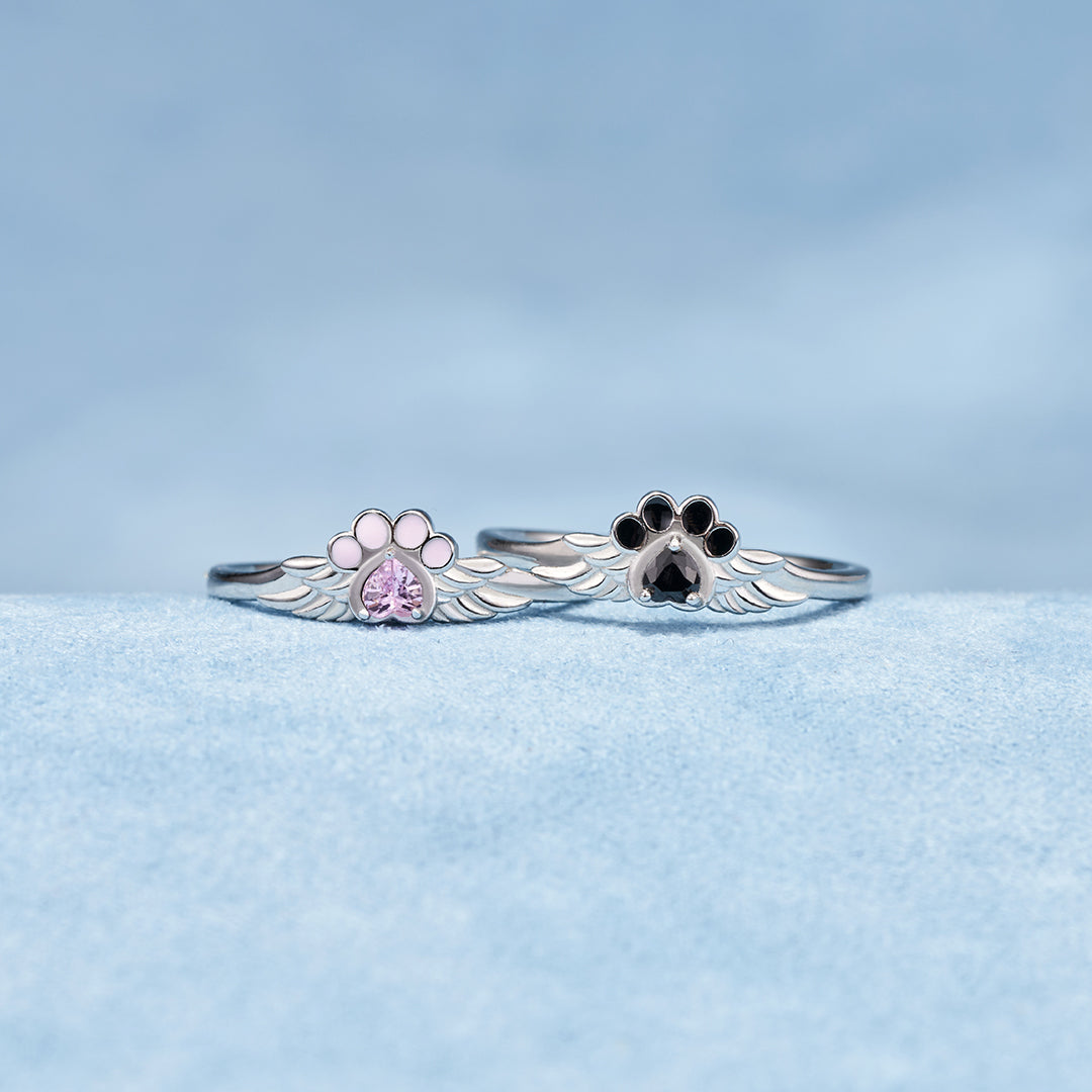 My Four Legged Angel Is Always Near By Paw Wings Ring