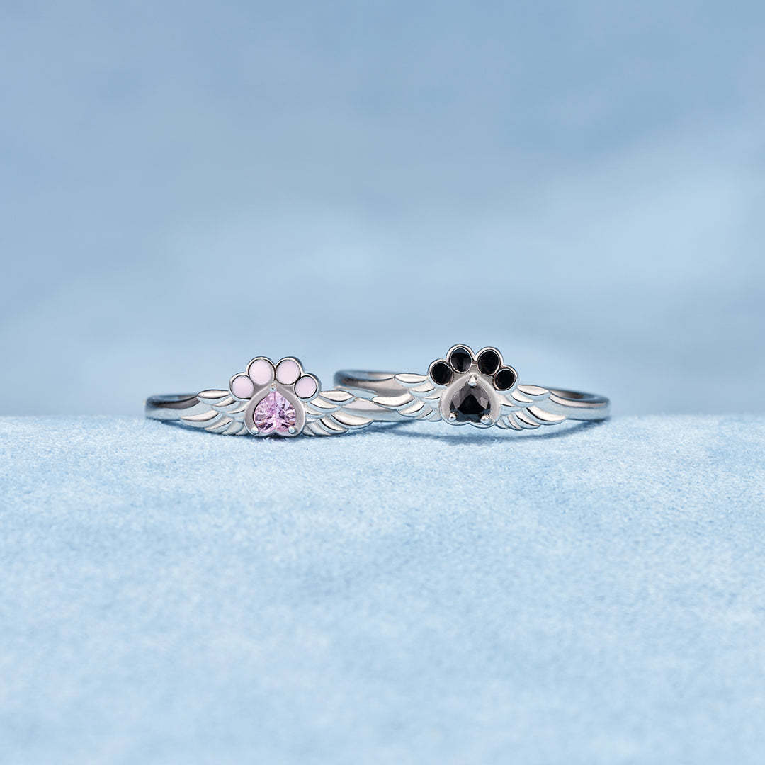My Four Legged Angel Is Always Near By Paw Wings Ring
