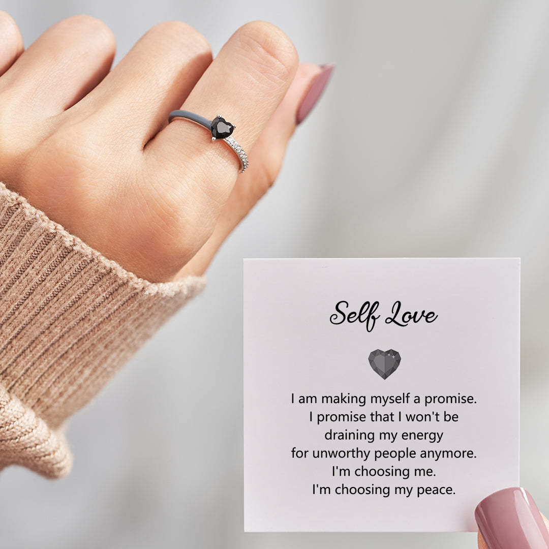 A Promise To Self Enamel Ring