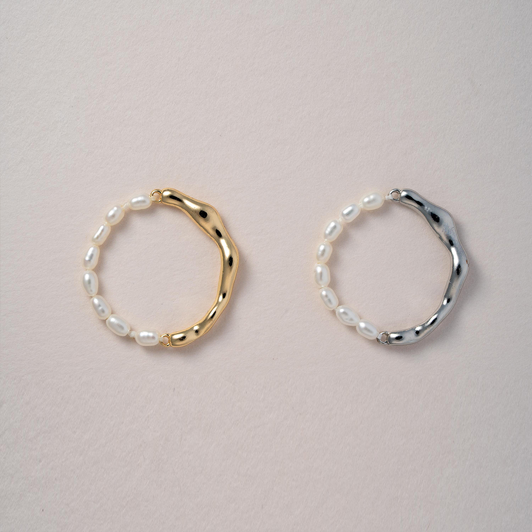 Self Love Half Baroque Keshi Pearl Ring