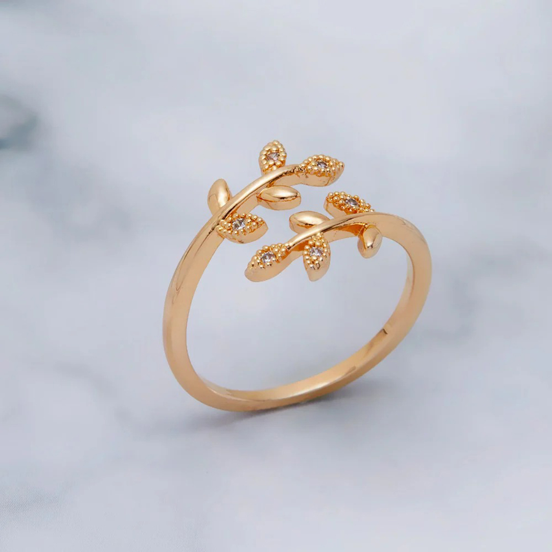 "BE-LEAF in yourself like I do" Leaves Ring