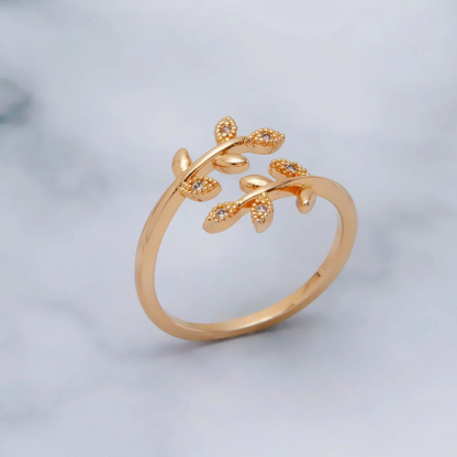 "BE-LEAF in yourself like I do" Leaves Ring
