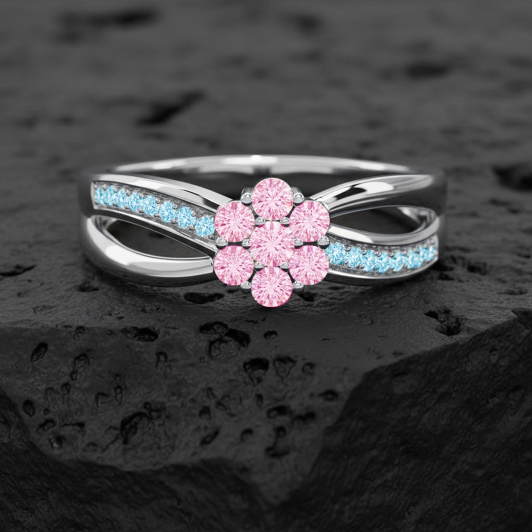 Forever My Angel Floral Ring