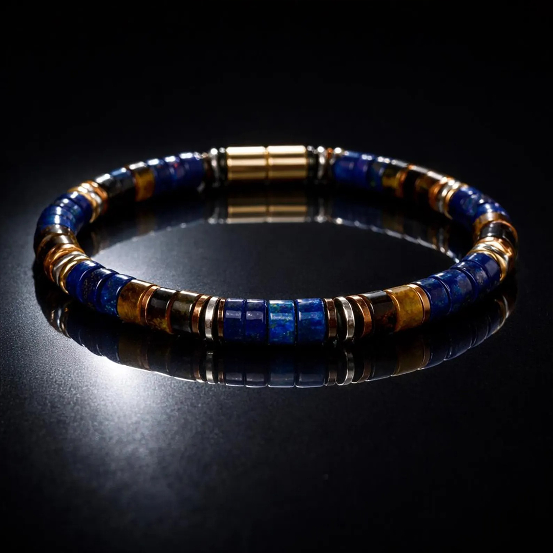 Prostate Cancer Awareness Tiger Eye Bracelet