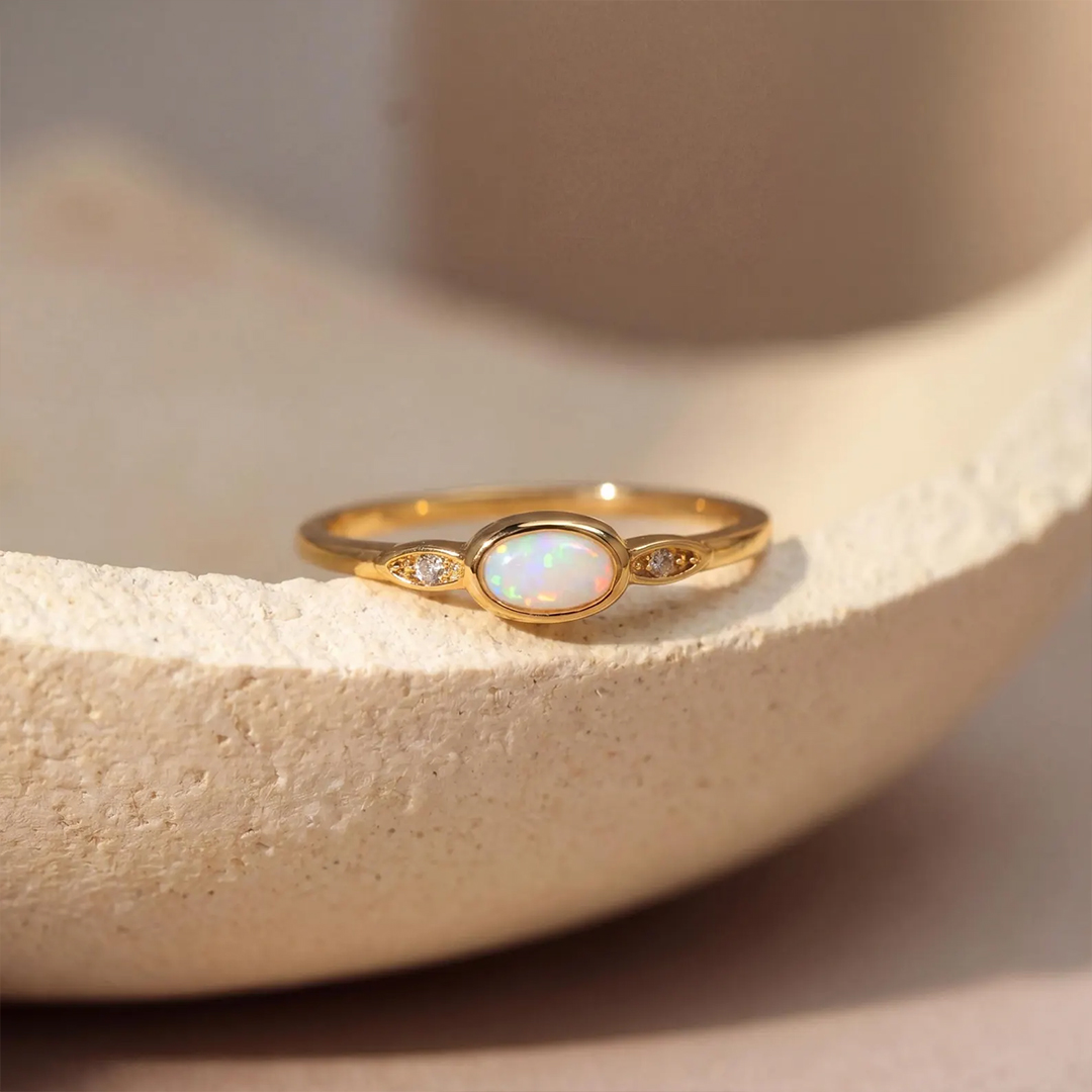 A Moment of Calm Opalite Ring