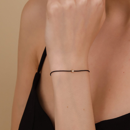 I'm Always Here Mini Diamond Star Bracelet