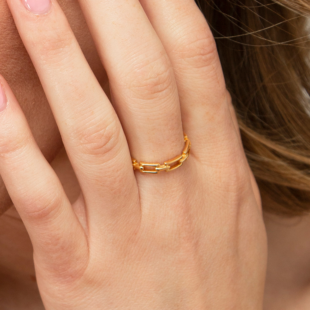 Unbreakable Mother & Daughter Chain Ring