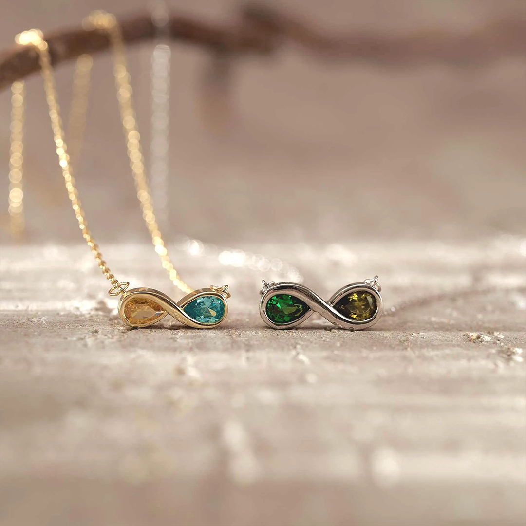 Forever Us Custom Birthstones Necklace