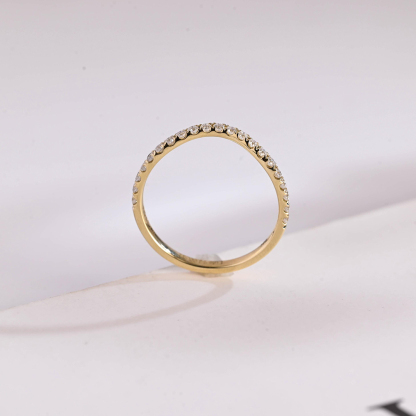 A Self-Reminder Half Eternity Ring