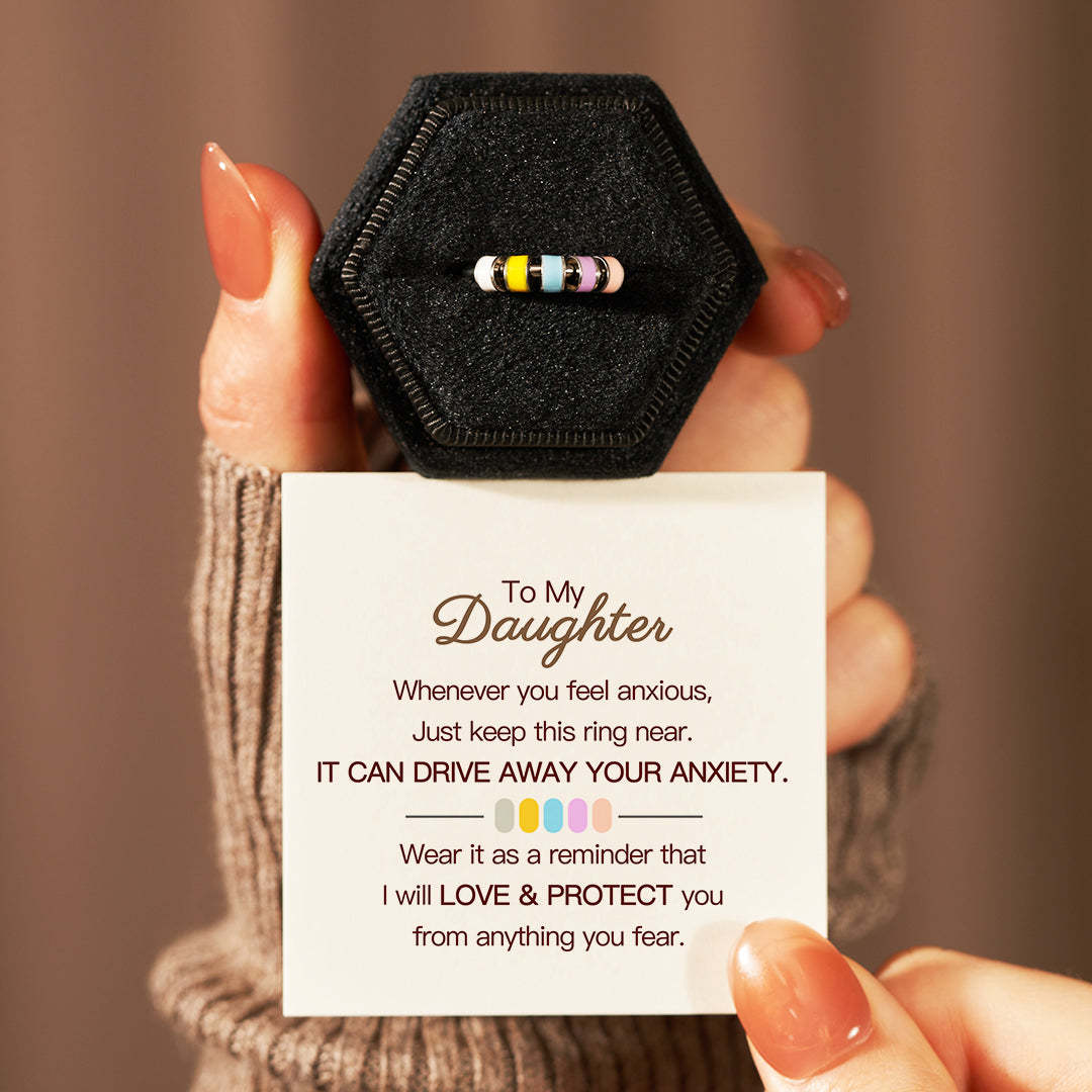 To My Daughter-Beaded Fidget Ring