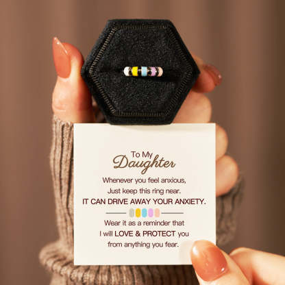 To My Daughter-Beaded Fidget Ring