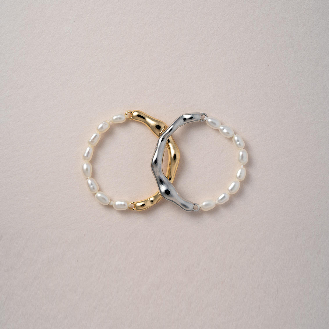Self Love Half Baroque Keshi Pearl Ring