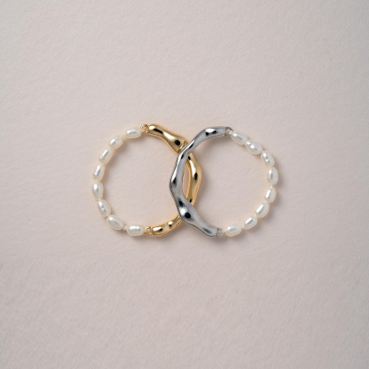 Self Love Half Baroque Keshi Pearl Ring