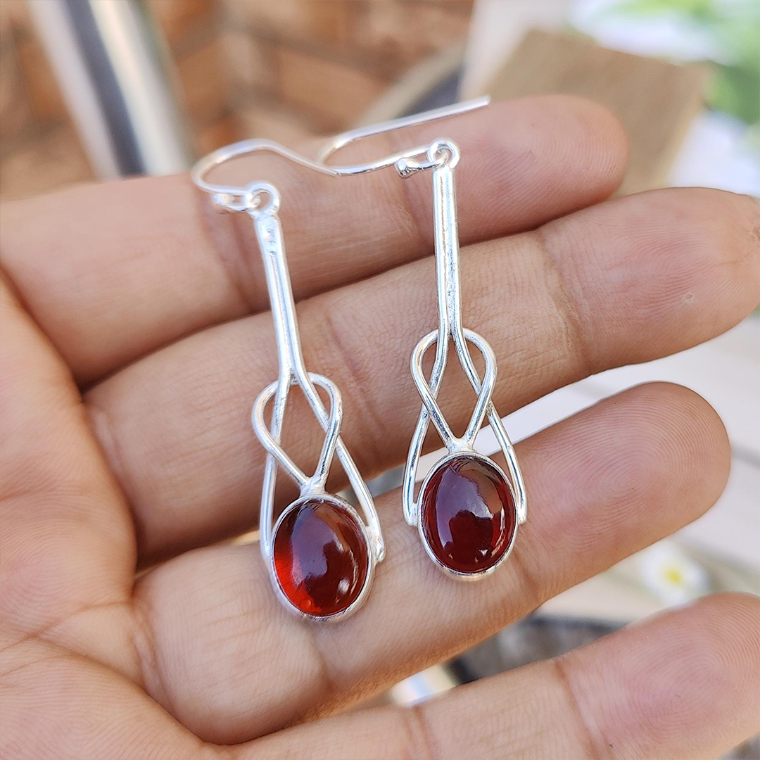 Aquamarine Tear Earrings