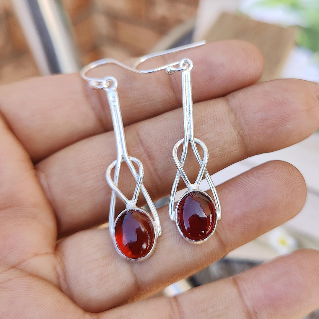 Aquamarine Tear Earrings