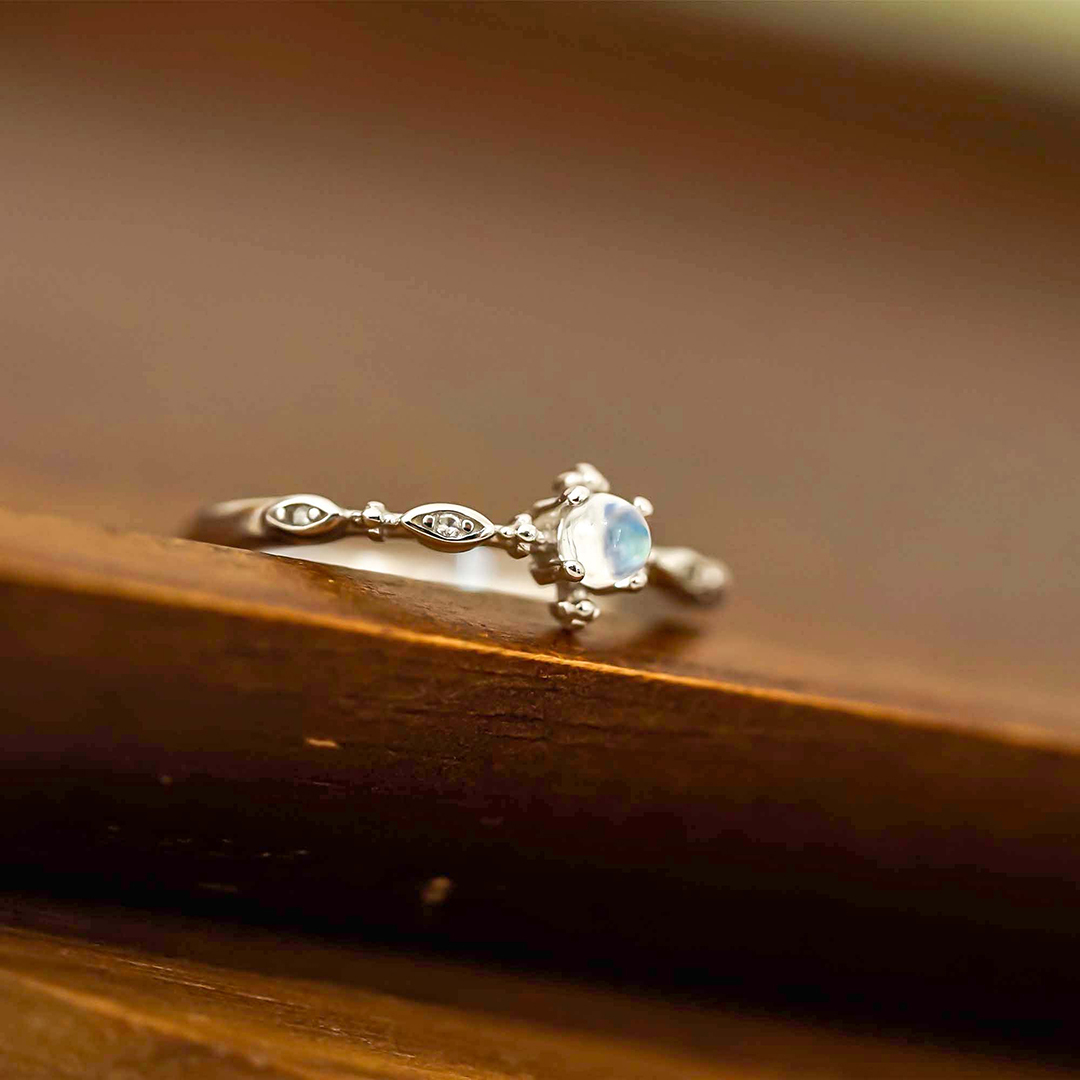 Peace Within Moonstone Ring