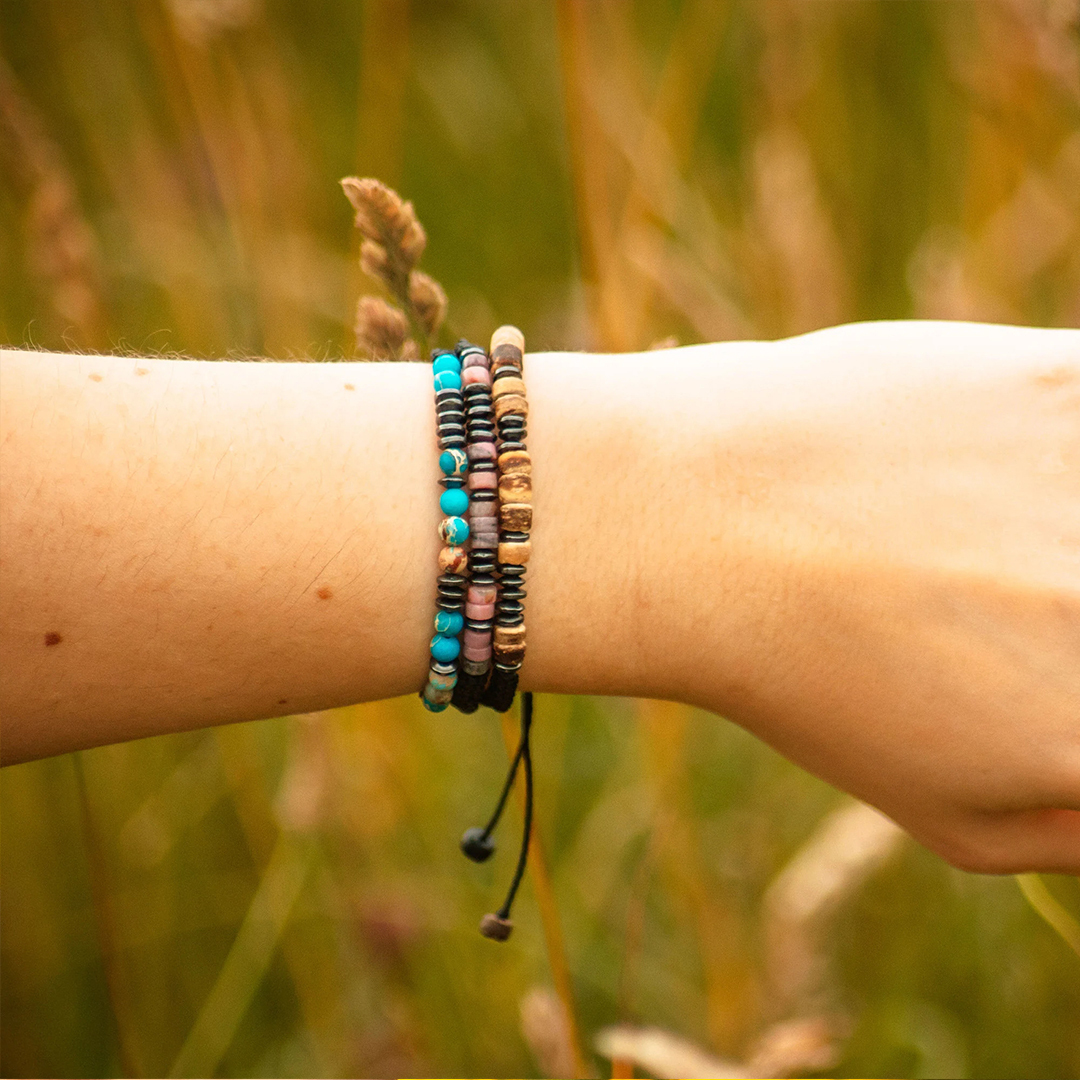 Fuck Cancer Secret Message Pink Jade Bracelet