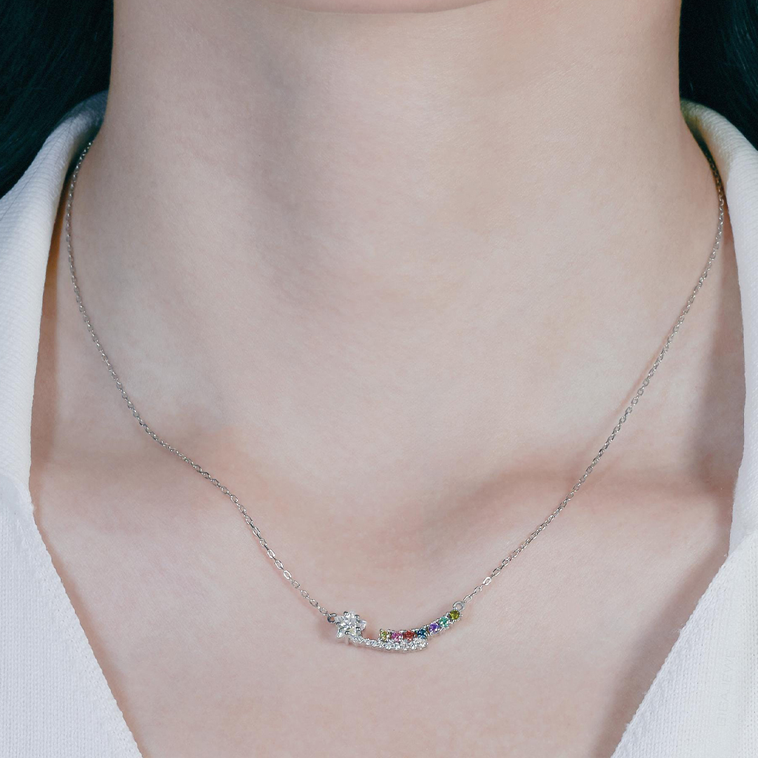 Grandma’s Shining Stars Personalized Star Necklace