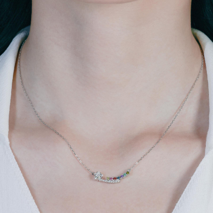 Grandma’s Shining Stars Personalized Star Necklace