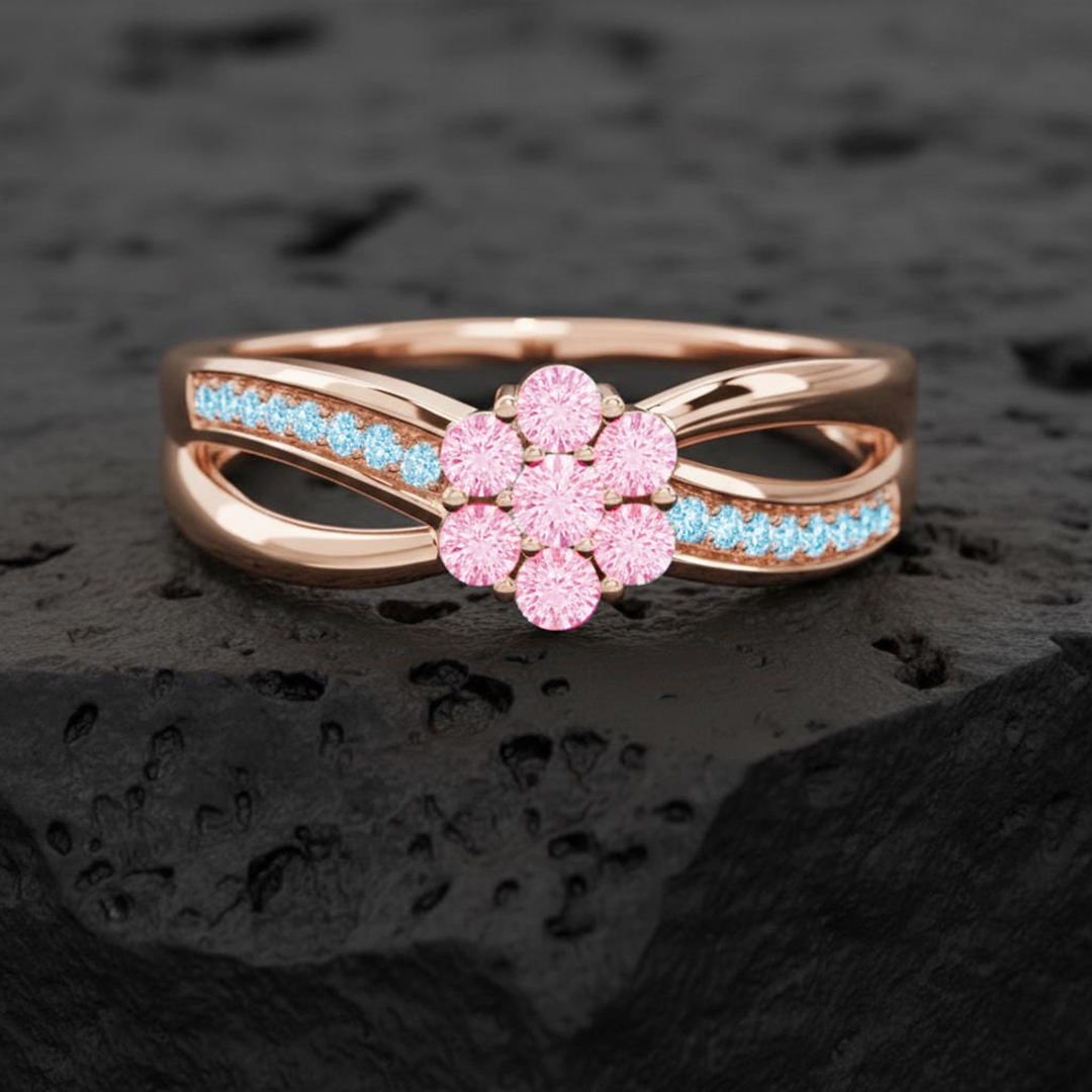 Forever My Angel Floral Ring