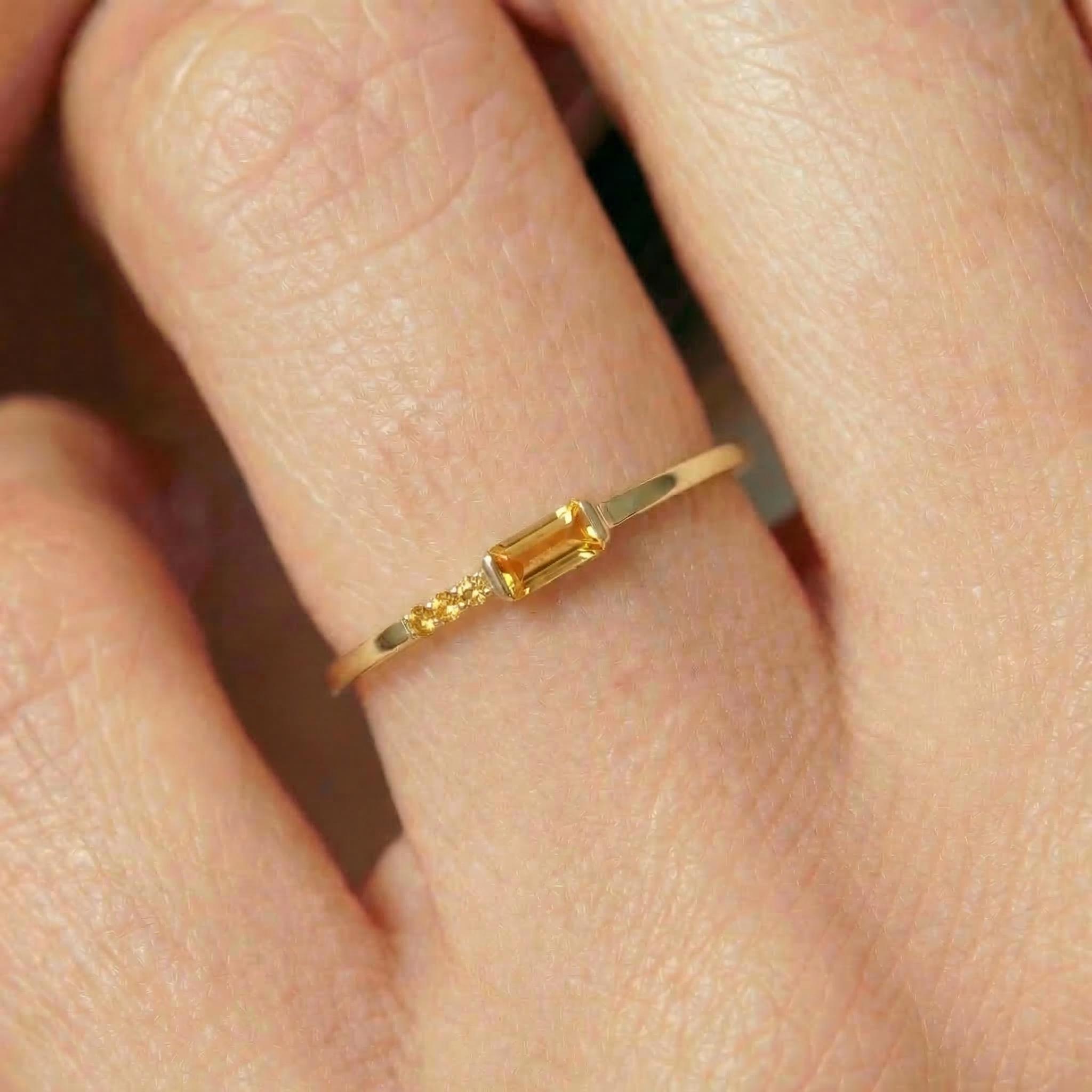 Multiple Sclerosis Awareness Nobody Fights Alone Baguette Ring