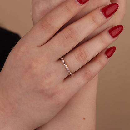 Pink Tourmaline Breast Cancer Ring