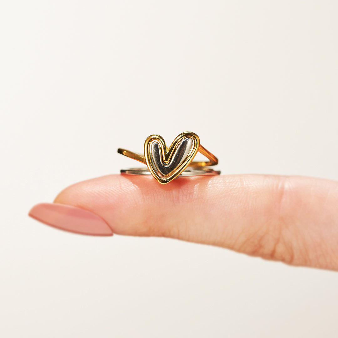 My Dear Daughter-Silver Crown Ring