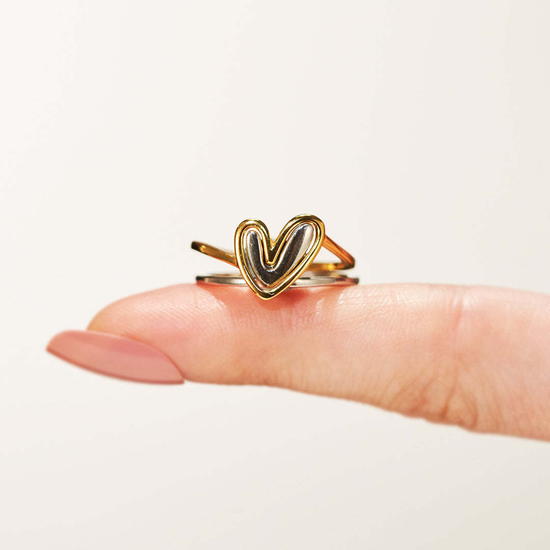 My Dear Daughter-Silver Crown Ring