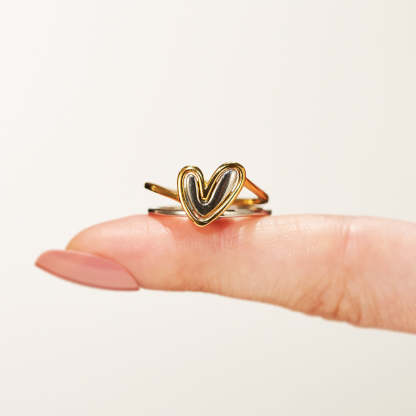 My Dear Daughter-Silver Crown Ring