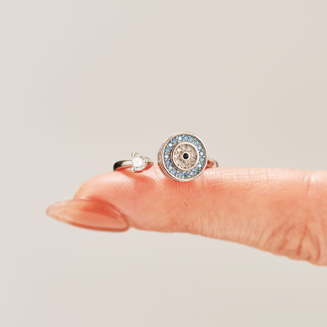 To My Daughter-Evil Eye Fidget Ring
