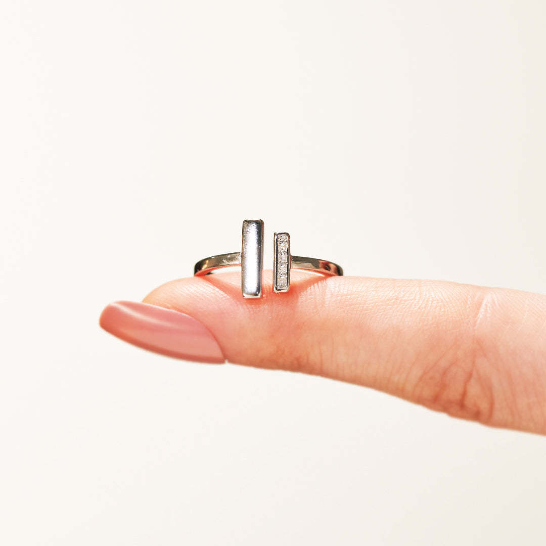 Mother & Daughter-Thick & Thin Ring