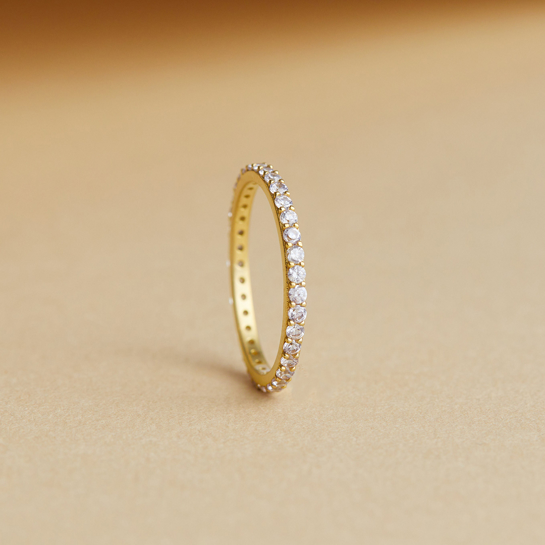 Lung Cancer Awareness Christmas Gift White Ring