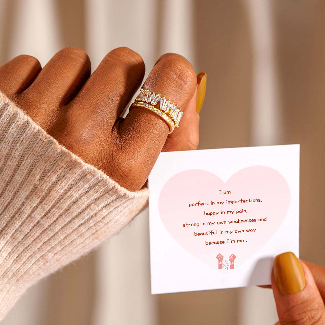 Beautiful Broken Happy In My Pain Ring