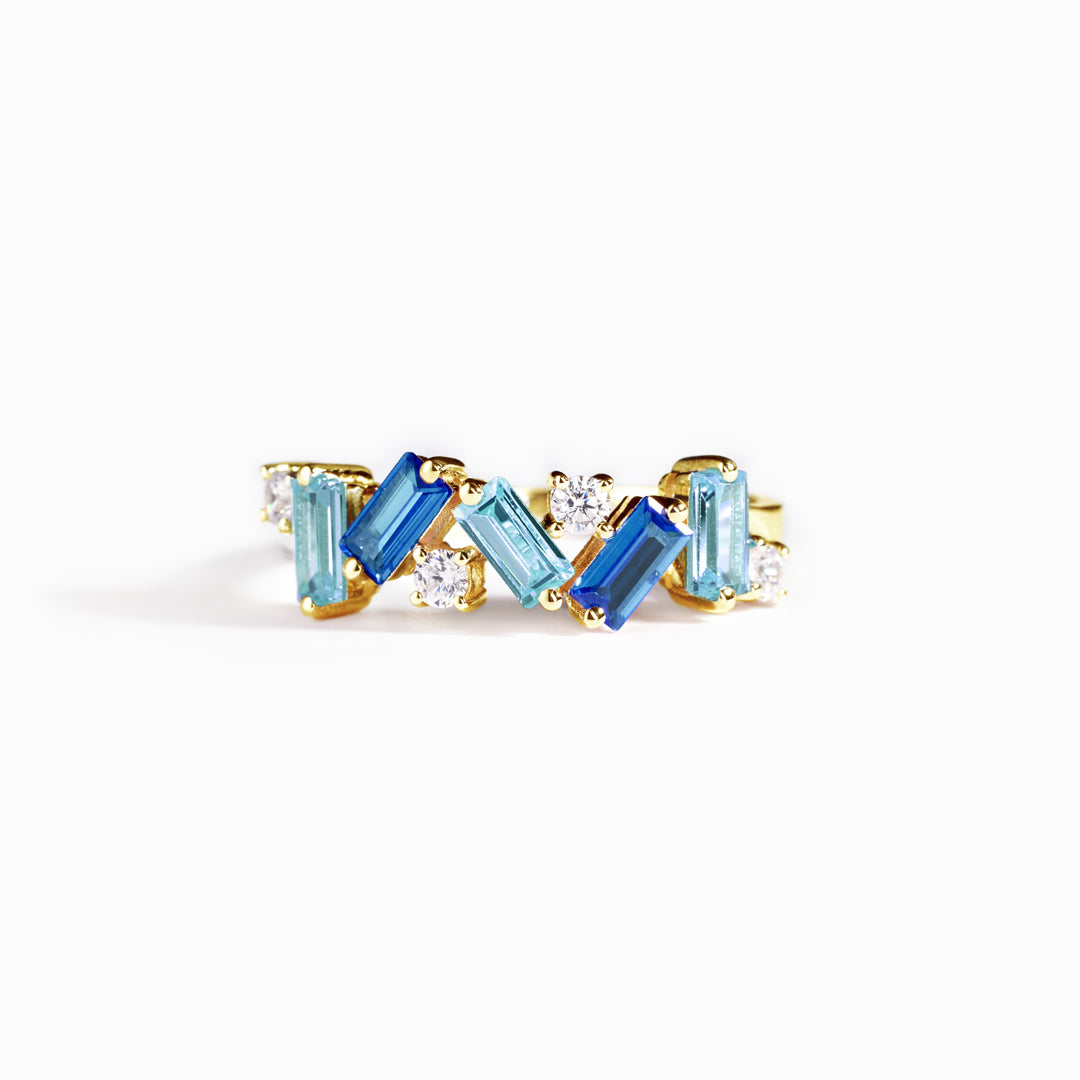 Always Here Blue Band Ring