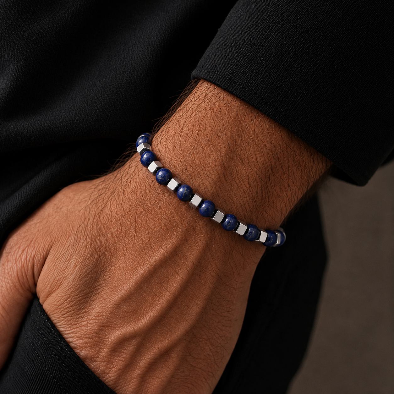 Hope for Dad Prostate Cancer Magnetic Ribbon Bracelet