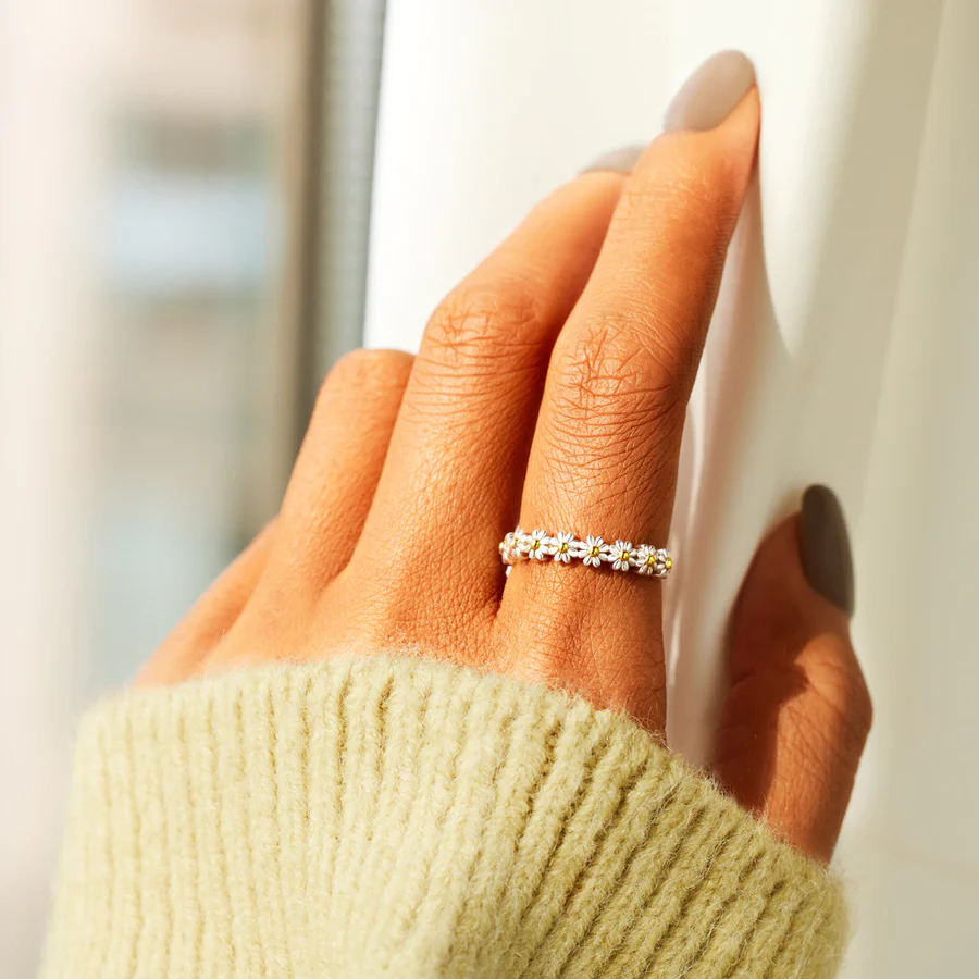 I Think About You Every Daisy Ring-Love From Mom