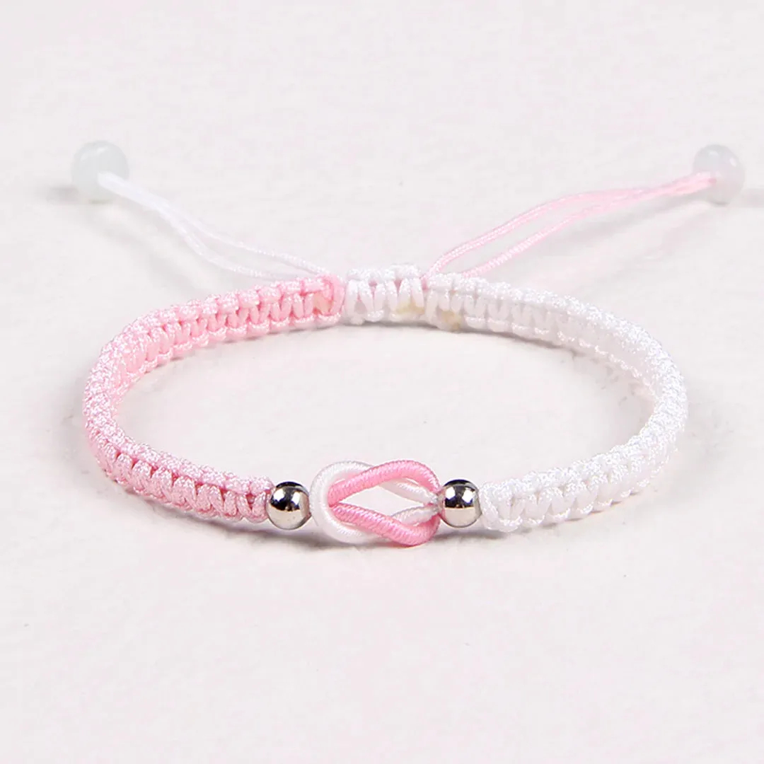 Mother&Daughter Double Color Knot Bracelets