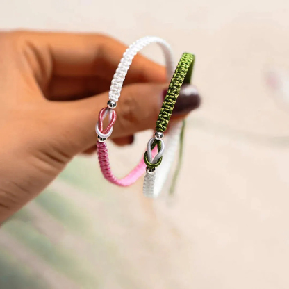 Mother&Daughter Double Color Knot Bracelets