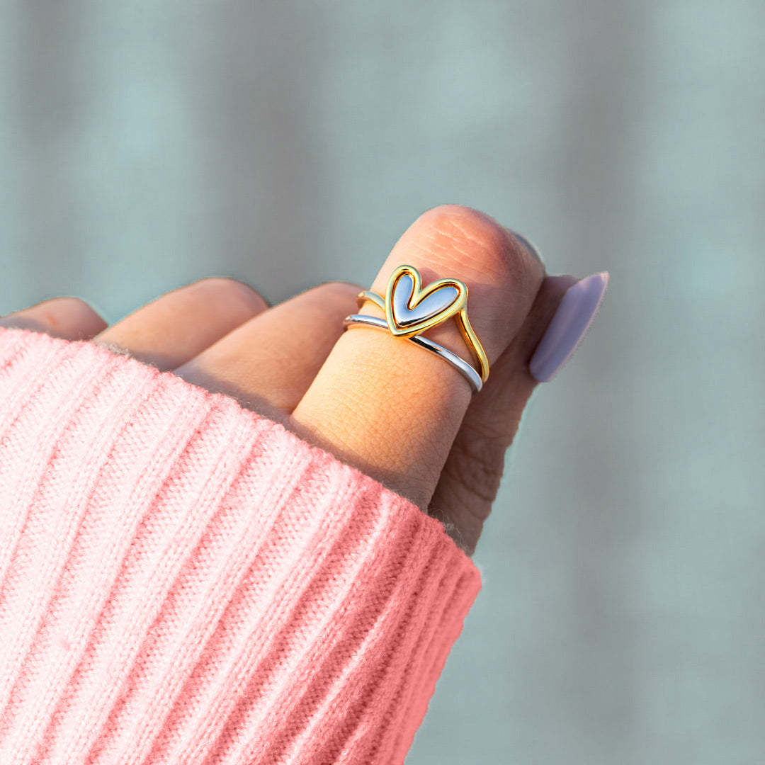  I'm Choosing My Peace Heart Ring